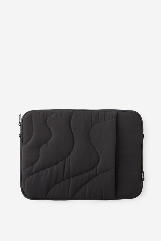 Mode 14 Inch Laptop Case, BLACK / QUILTED