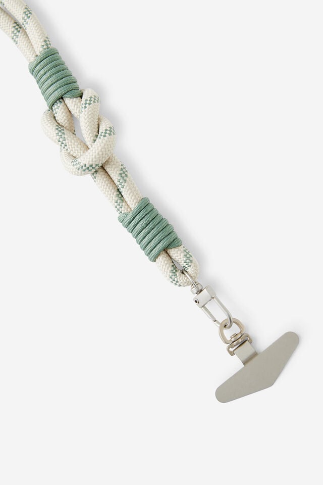 Lanyard Carry Strap, RIVER GUM/TYPO GREEN