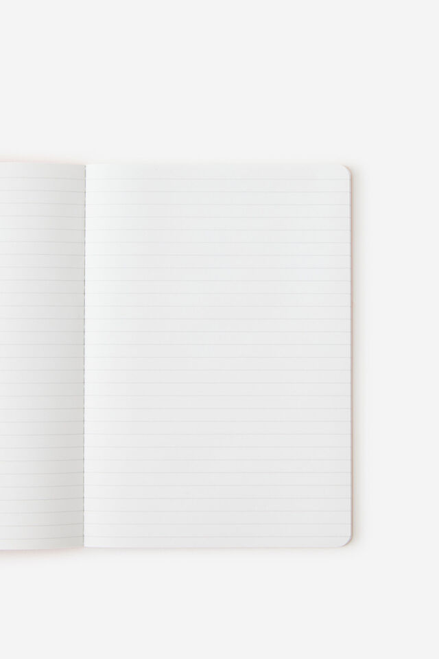 A5 Stitch Notebook, HOT SAUCE