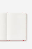 Metro A5 Hard Lined Notebook, Cabernet - alternate image 2