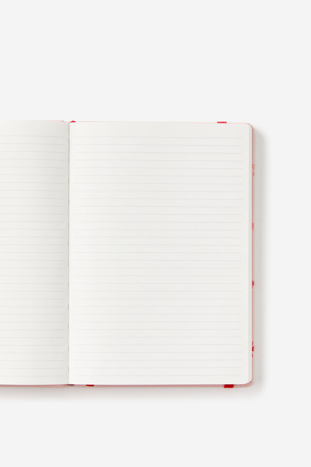 Metro A5 Hard Lined Notebook, Cabernet