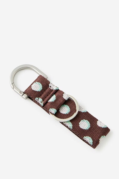 Webbing Clip, ESPRESSO POLKA