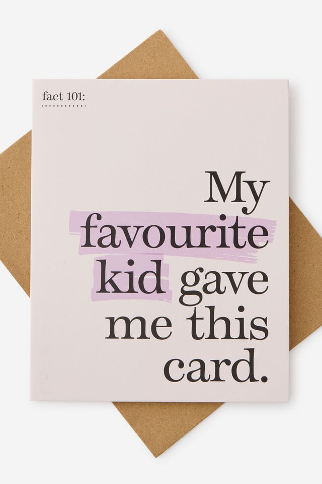 Love Card 2.0, MY FAVOURITE KID PURPLE