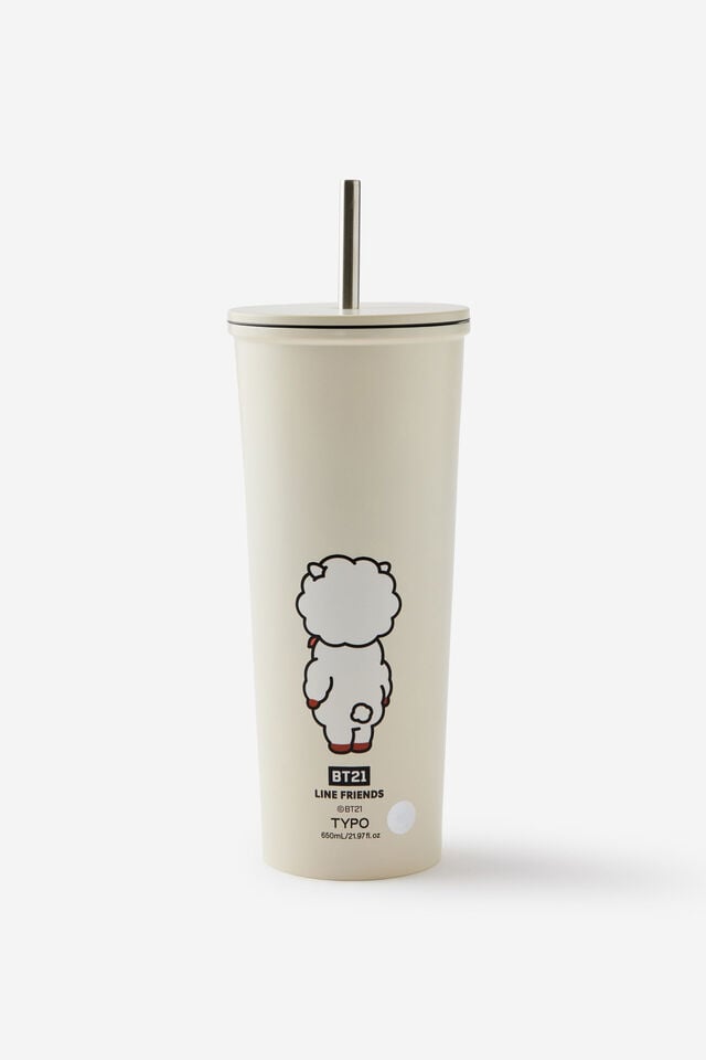 Collab Metal Smoothie Cup, LCN BT21 RJ