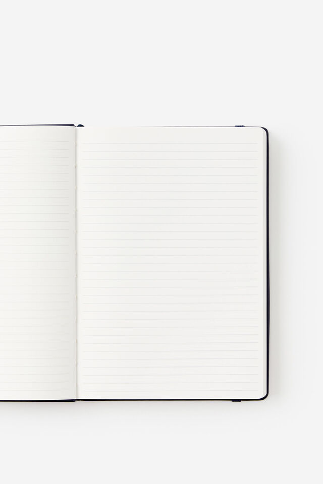 Metro A5 Hard Lined Notebook, Limoncello