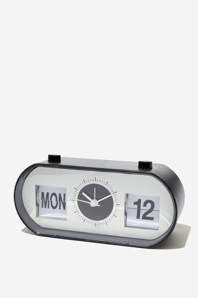 Flip Clock V2.0St, BLACK