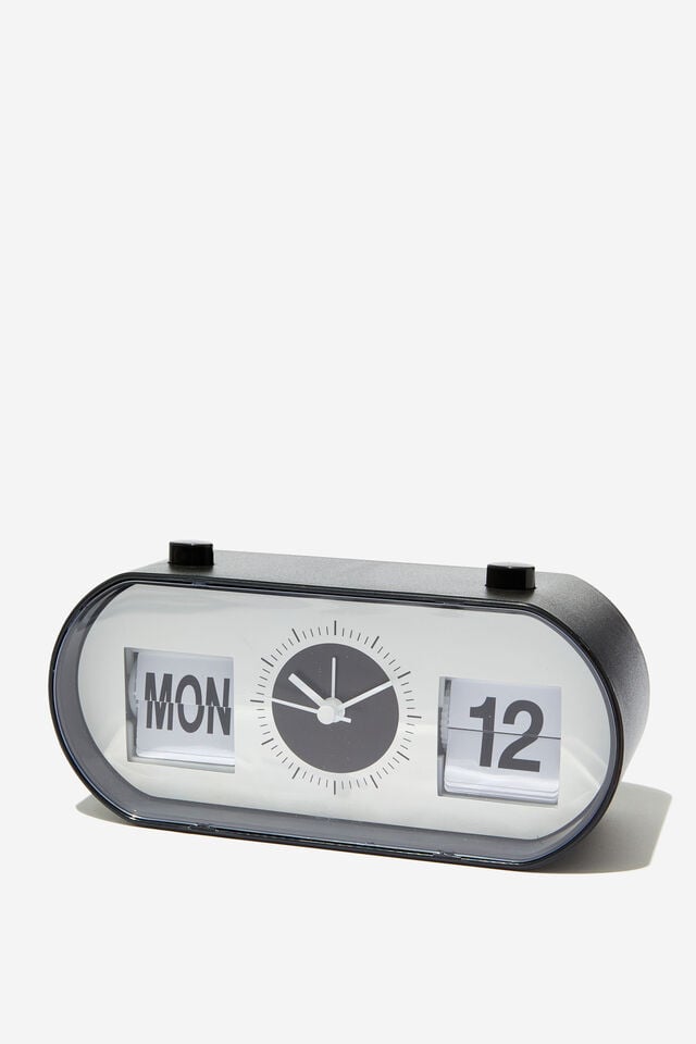 Flip Clock V2.0St, BLACK