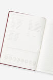 Personalised 2026 B5 Daily Hard Metro Diary, Cabernet - alternate image 4