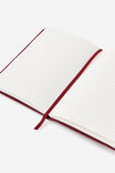 Personalised B6 Hard Cover Lined Notebook, CABERNET - example image 3