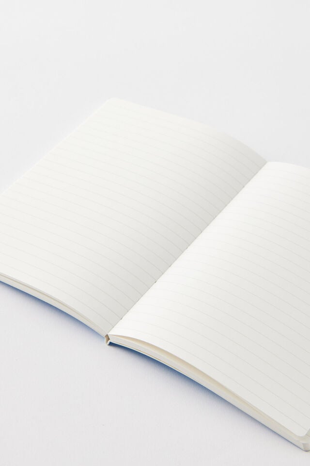 B6 Soft Cover Lined Notebook, BLUE SKIES