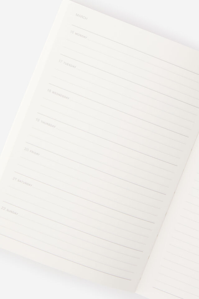 2026 B6 Weekly Soft Metro Diary, Little Treats Bay Leaf
