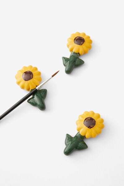 Paint Brush Holder Pack, SUNFLOWERS