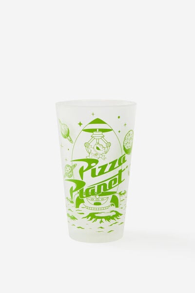 Toy Story Glass Tumbler, LCN DIS TOY STORY PIZZA PLANET ALIENS