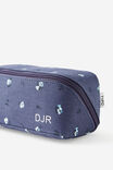 Personalised Felix Fold Out Pencil Case, DITSY PANSY MIDNIGHT - alternate image 2