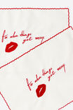 Linen Napkin Set Of 2, THINGS GET MESSY - example image 2