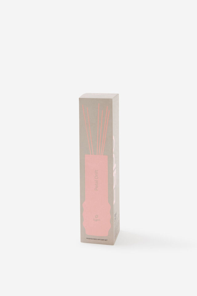 Frosted Reed Diffuser Set, PETAL DRIFT PINK