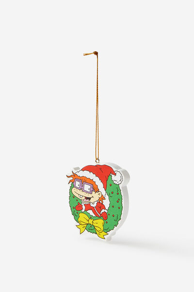 Collab Resin Christmas Ornament, LCN NIC RUGRATS CHUCKY