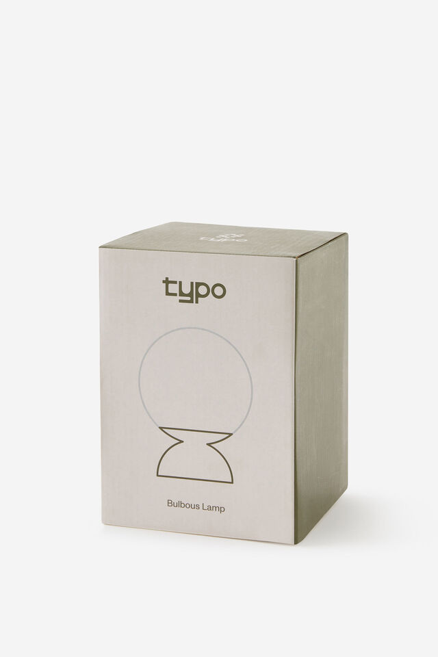 Bulbous Lamp, OLIVE