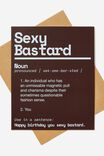 BROWN BLUE SEXY BASTARD!
