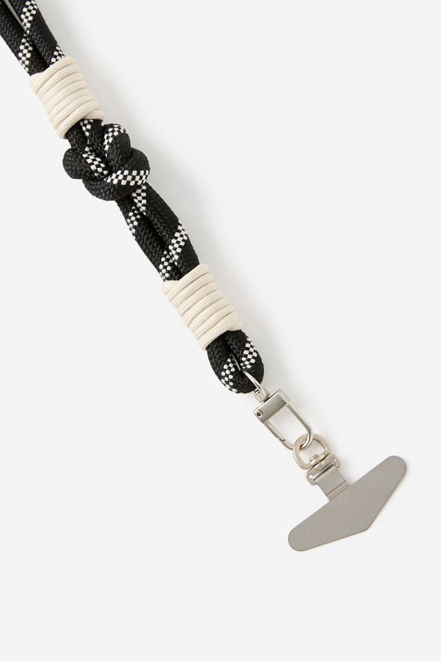 Lanyard Carry Strap, BLACK/RIVER GUM