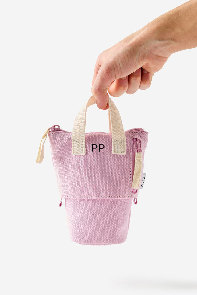 Personalised Pop It Tote Pencil Case, BLOSSOM PINK