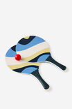 Paddle Ball Set, BLUE SKIES LEMON STRIPE - alternate image 1
