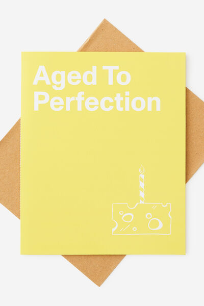 Luxe Nice Card, AWARD AGED TO PERFECTION