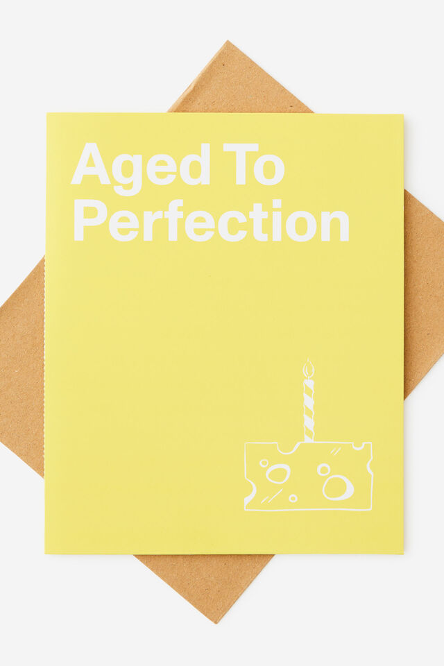 Luxe Nice Card, AWARD AGED TO PERFECTION