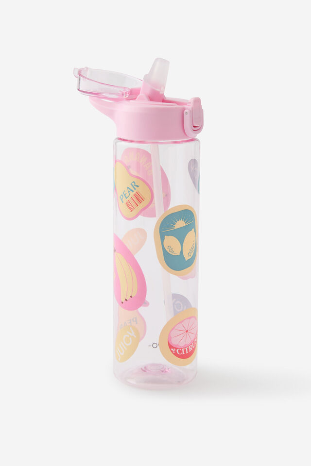 Hydroactive 900Ml Bottle, FRUIT STICKER / BLOSSOM PINK