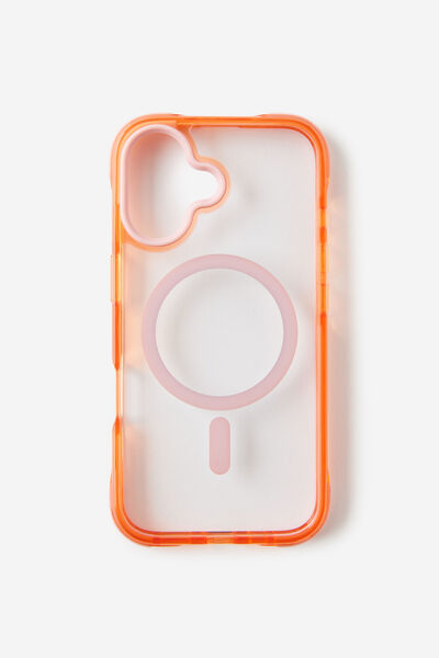Active Shockproof Case Iphone 16, JUST PEACHY/STRAWBERRY MILK