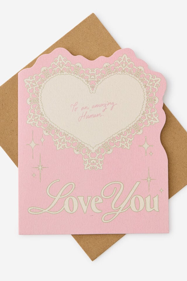 Premium Nice Card 2.0, SHAPED LOVE YOU!