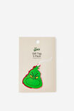 Die Cut Gift Tag 5Pk, LCN DRS GRINCH CHRISTMAS - example image 3