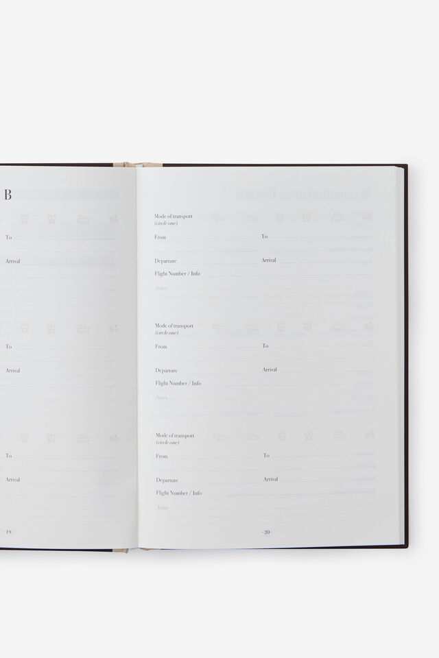 A5 Guided Journal, TRAVEL