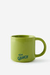 Collab Christmas Novelty Shaped Mug, LCN DRS GRINCH FACE - alternate image 2