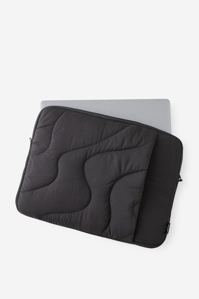 Mode 16 Inch Laptop Case, BLACK / QUILTED