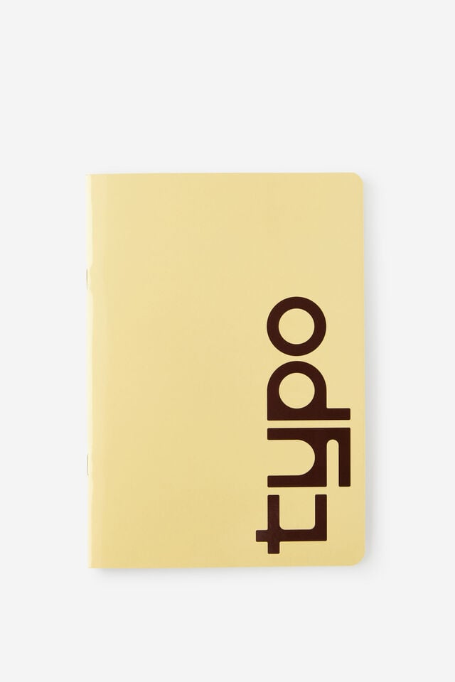 A5 Stapled Notebook, LIMONCELLO