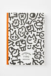 Premium A4 Stitch Bound Sketchbook, LCN DOO DOODLE BOY / BLACK & WHITE - alternate image 1