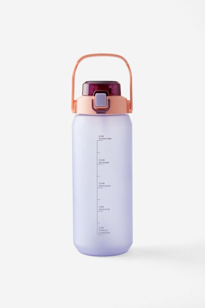 Size Matters Oversized Drink Bottle, LAVENDER HAZE