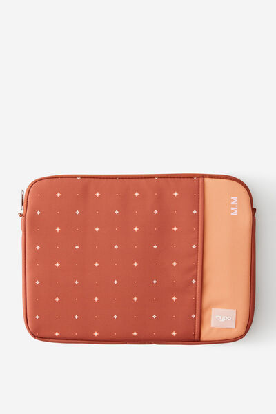 Personalised Mode 14 Inch Laptop Case, GINGERBREAD SPACED OUT