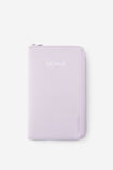 Personalised Traveller Travel Wallet, LAVENDER HAZE - alternate image 1