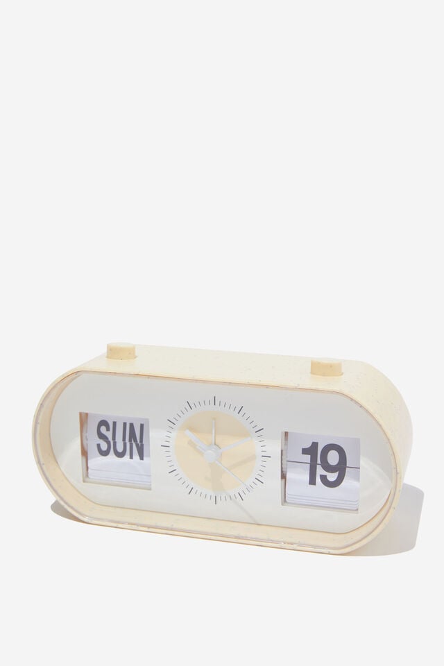 Flip Clock V2.0St, ECRU SPECKLE