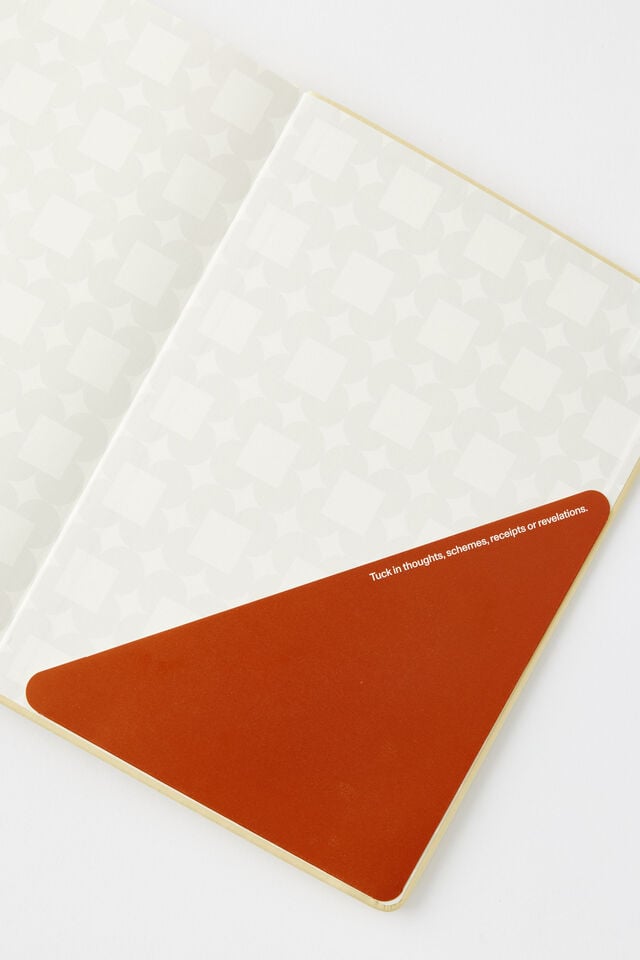 B5 Hard Cover Lined Notebook, LIMONCELLO