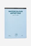 A4 Watercolour Art Pad, BLUE SKIES - alternate image 1
