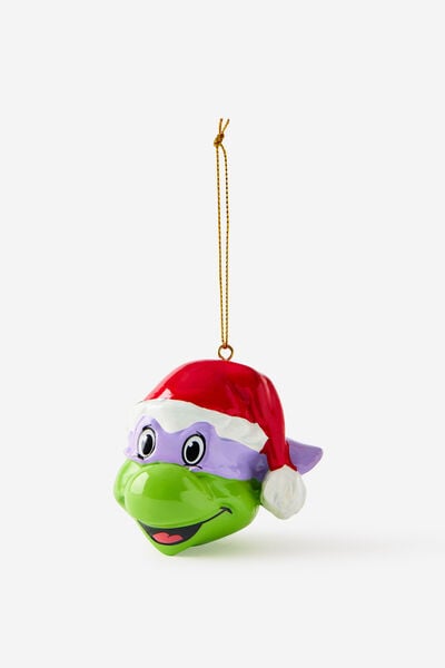 Collab Resin Christmas Ornament, LCN NIC TMNT DONATELLO
