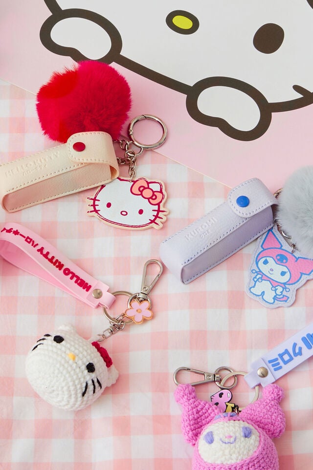 Collab Lip Gloss Case & Mirror, LCN SAN HELLO KITTY