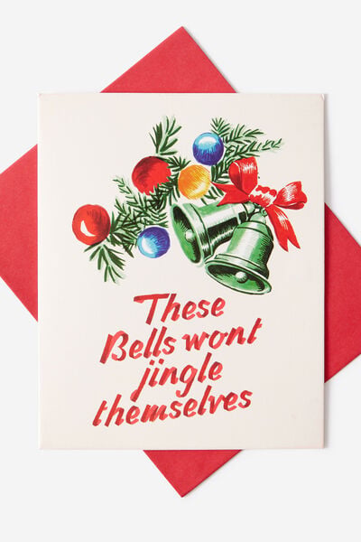 Christmas Card 2026, BELLS WONT JINGLE