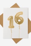16 FOILED BALLOON