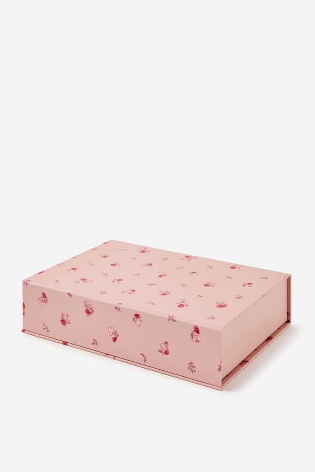 2026 Diary Gift Set, Ditsy Pansy Pink Clay