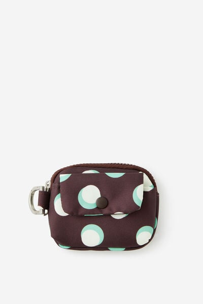 Mode Zip Wallet, ESPRESSO POLKA