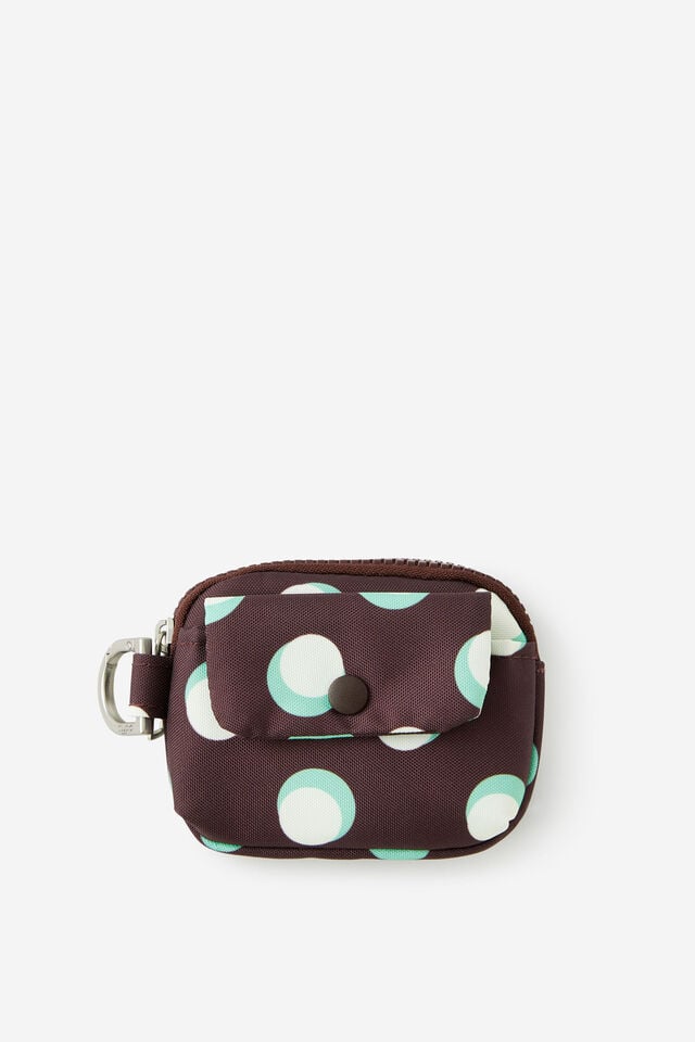 Mode Zip Wallet, ESPRESSO POLKA